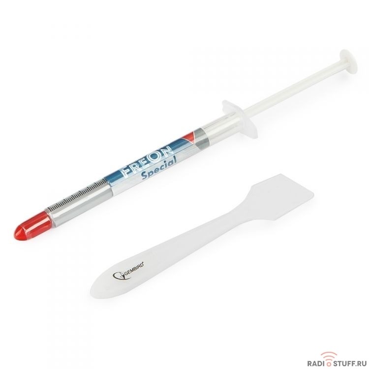 Термо паста Gembird FreOn SPECIAL GF-11-1.5 для радиаторов, 1,5гр, шприц