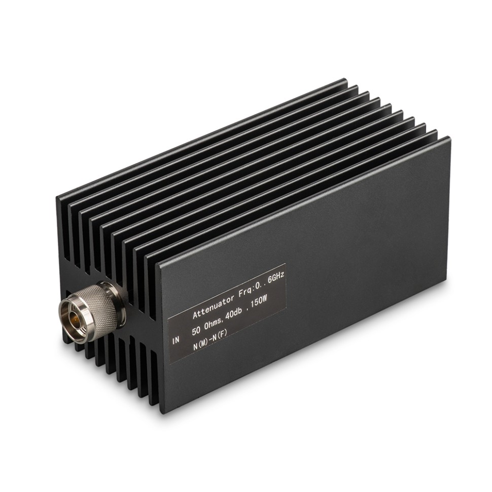 Аттенюатор 40 дБ N-50-40-150 (0-6 ГГц), прямоугольный TWANE-150-6-40