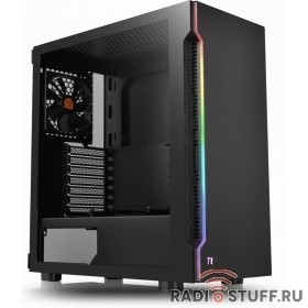 Корпус Thermaltake H200 TG RGB черный без БП ATX 2xUSB3.0 audio bott PSU [CA-1M3-00M1WN-00]