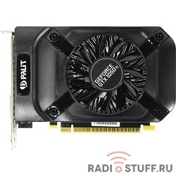 PALIT GeForce GTX1050Ti StormX 4G RTL nVidia GTX1050TI 4096Mb 128bit GDDR5 1290/7000 DVIx1/HDMIx1/D  [NE5105T018G1-1070F/NE5105T018G1-1076F] RTL